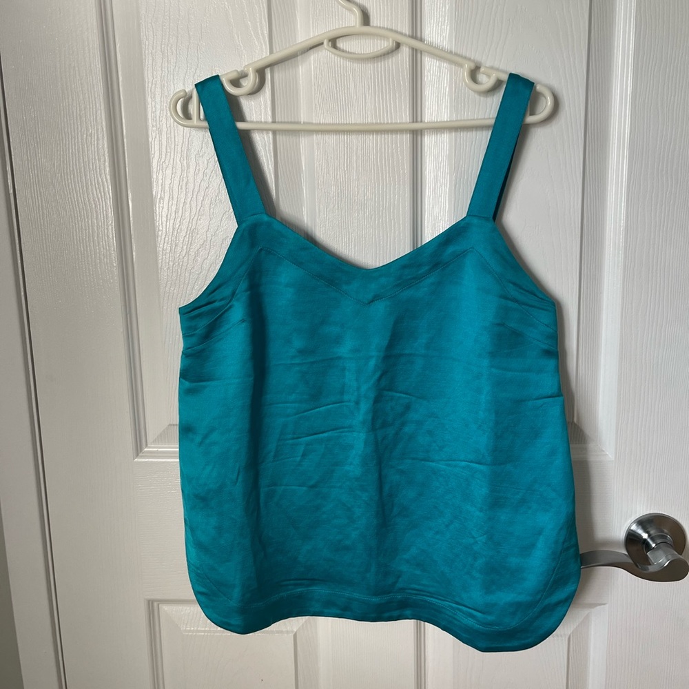 Club Monaco Blue Sleeveless Camisole Boxy Top